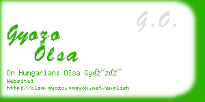 gyozo olsa business card